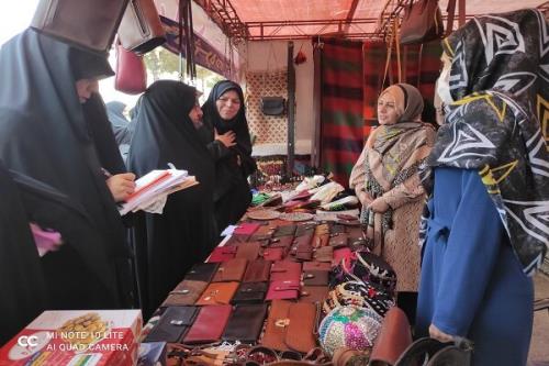 بازدید معاون رئیس جمهور از نمایشگاه توانمندی های زنان کرمانشاه