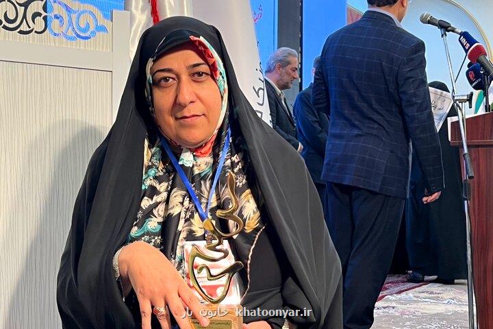 دبیر کنگره ملی بانوان اثرگذار رتبه نخست جشنواره شهید پیشرفت شد