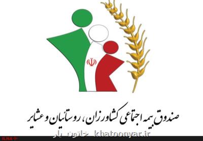 اعلام سطوح درآمدی و مبلغ حق بیمه کشاورزان در سال آتی