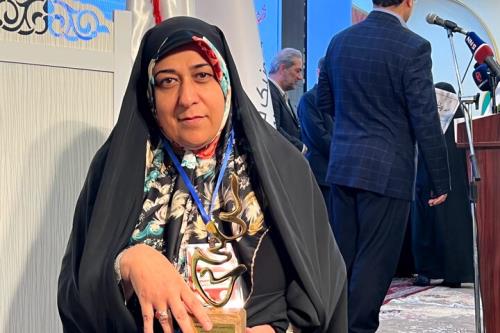 دبیر کنگره ملی بانوان اثرگذار رتبه نخست جشنواره شهید پیشرفت شد