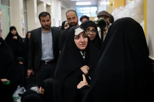 بازدید بهروز آذر از مدرسه شهدای محمدیه در محله هرندی تهران